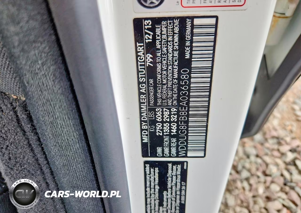 2014 Mercedes-Benz S 550 4Matic VIN:WDDUG8FB8EA036580 - 12