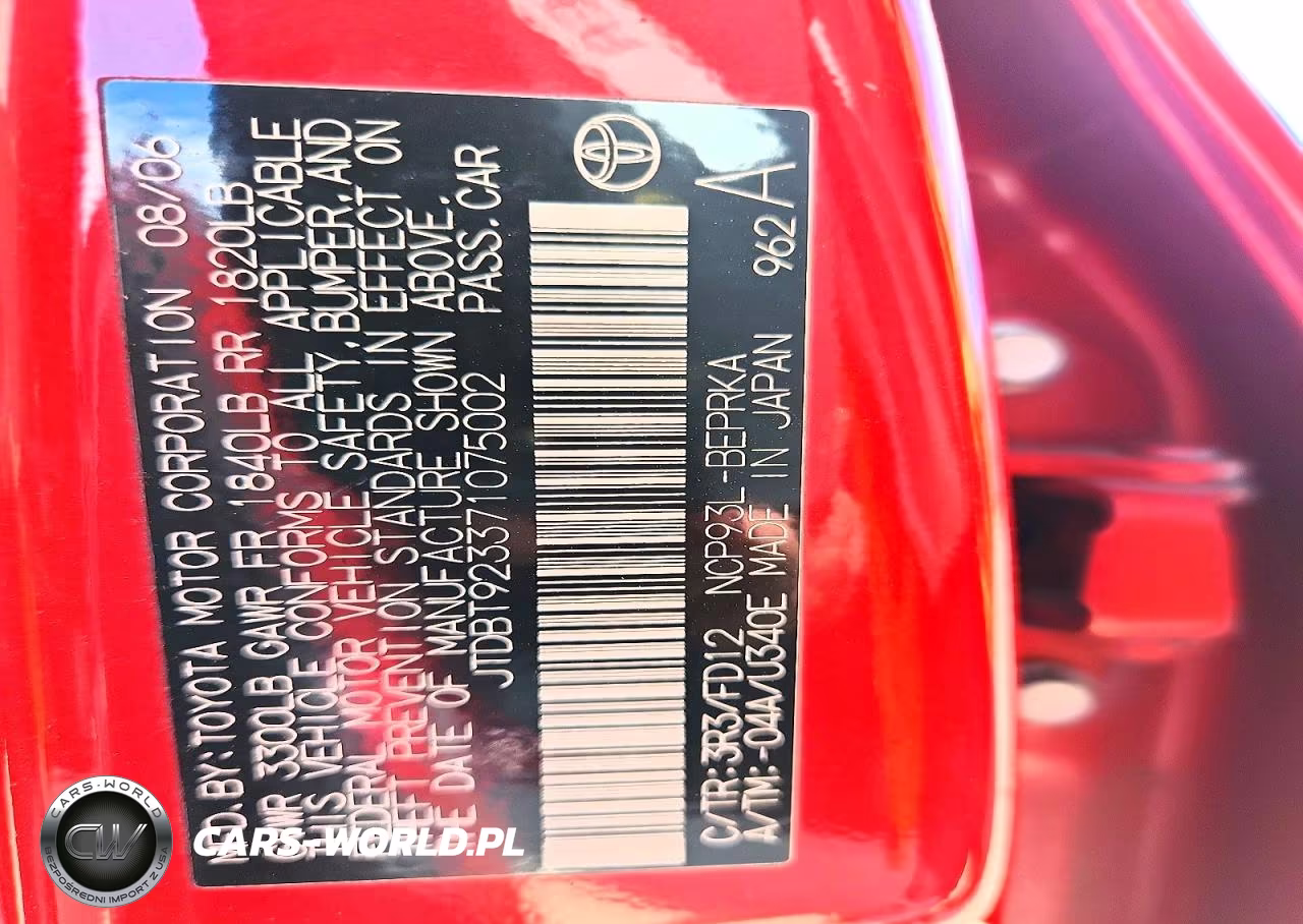 2007 Toyota Yaris S VIN:JTDBT923371075002 - 12