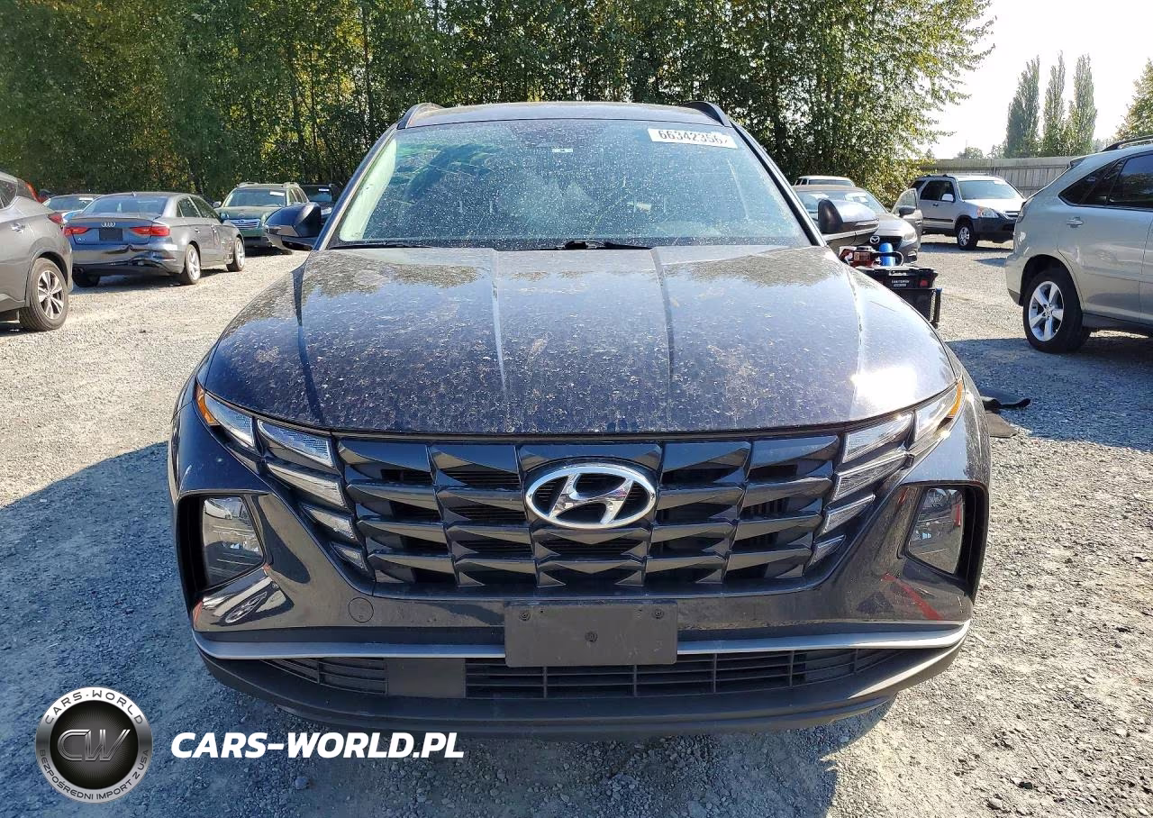 2022 Hyundai Tucson Blue VIN:KM8JBCA10NU082427 - 5