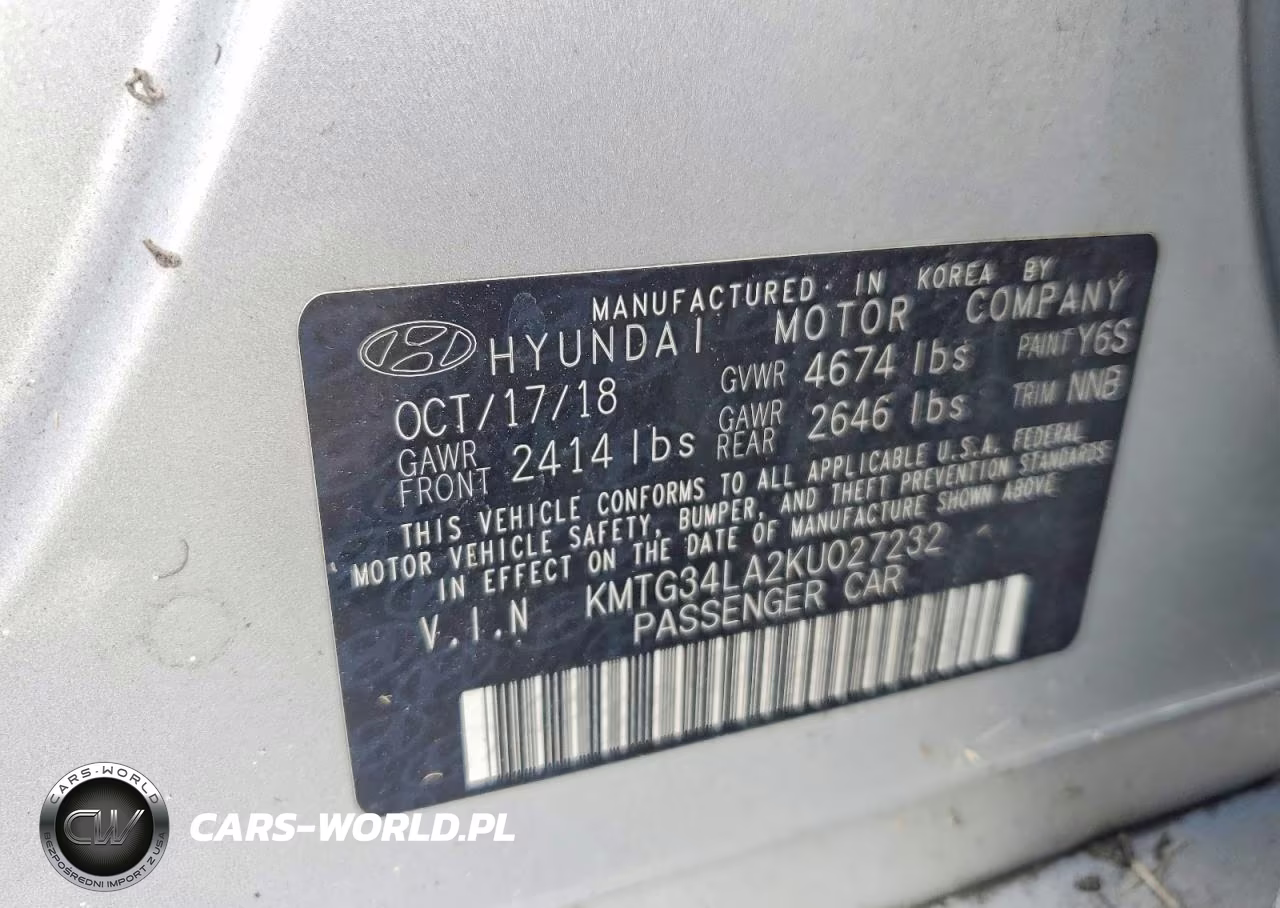 2019 Genesis G70 Elite VIN:KMTG34LA2KU027232 - 12