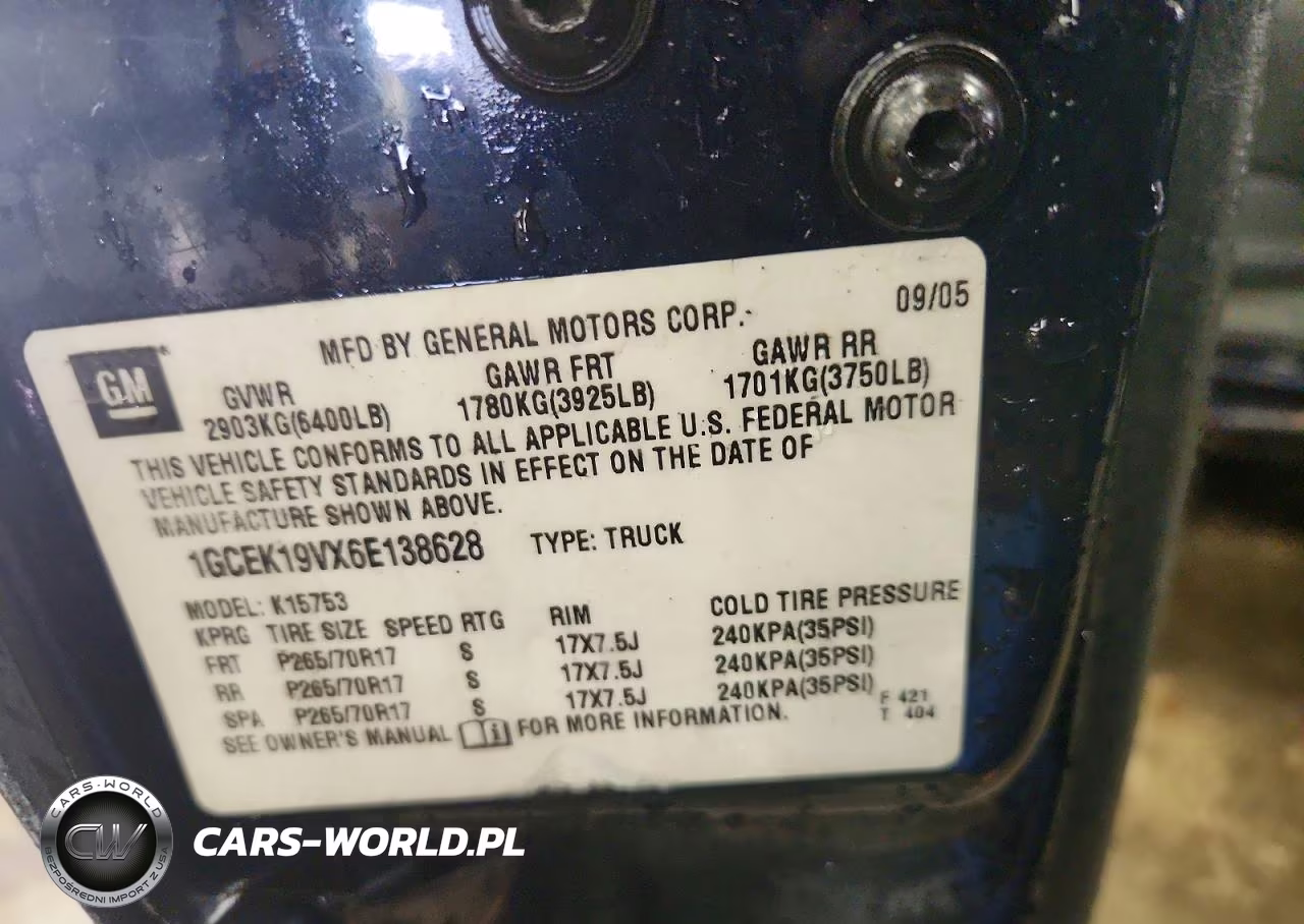 2006 Chevrolet Silverado K1500 VIN:1GCEK19VX6E138628 - 12