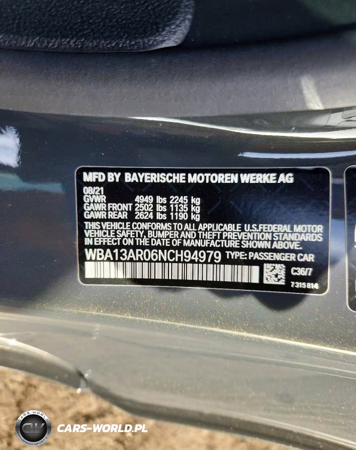 2022 BMW M440Xi VIN:WBA13AR06NCH94979 - 12