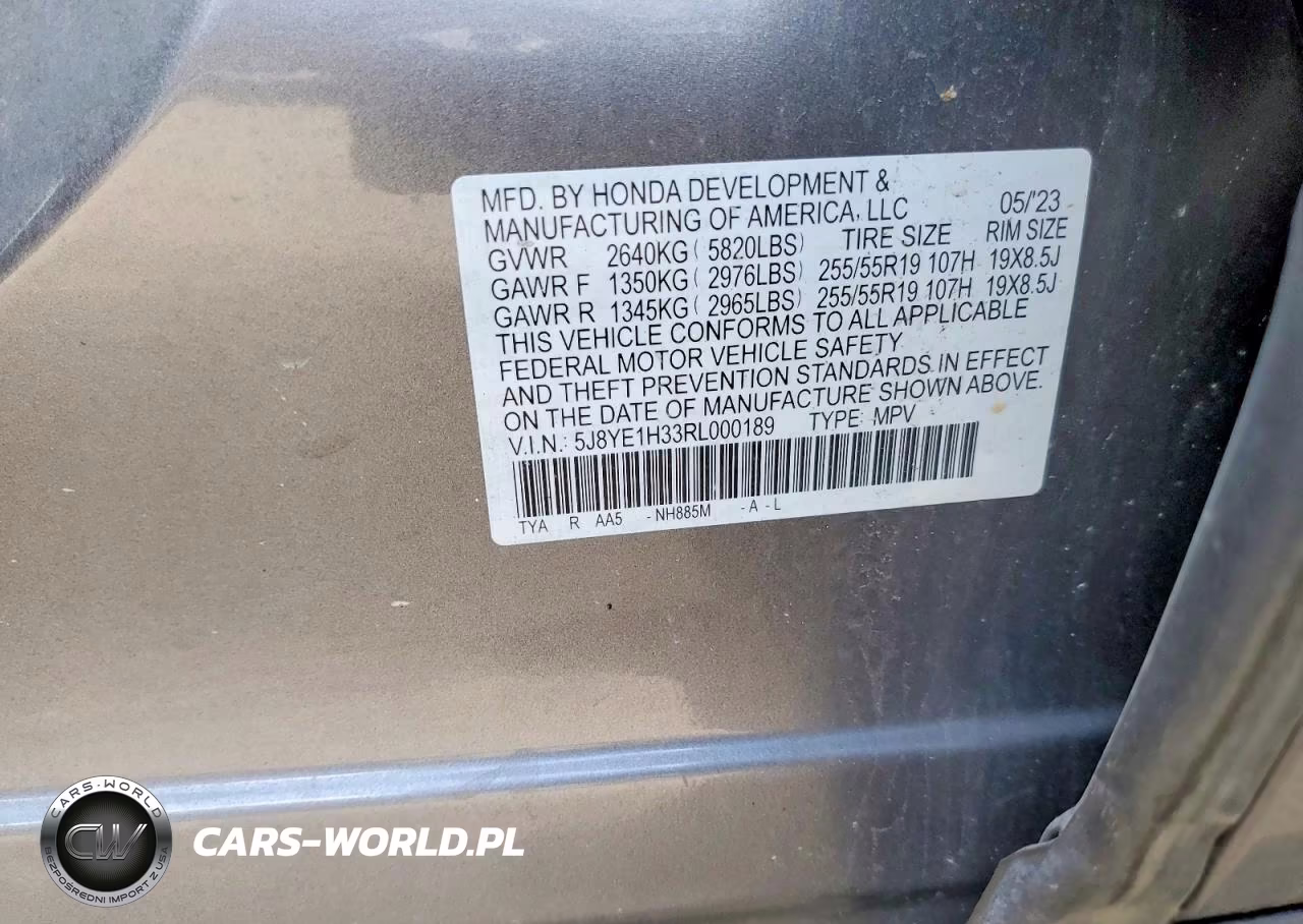 2024 Acura Mdx VIN:5J8YE1H33RL000189 - 13