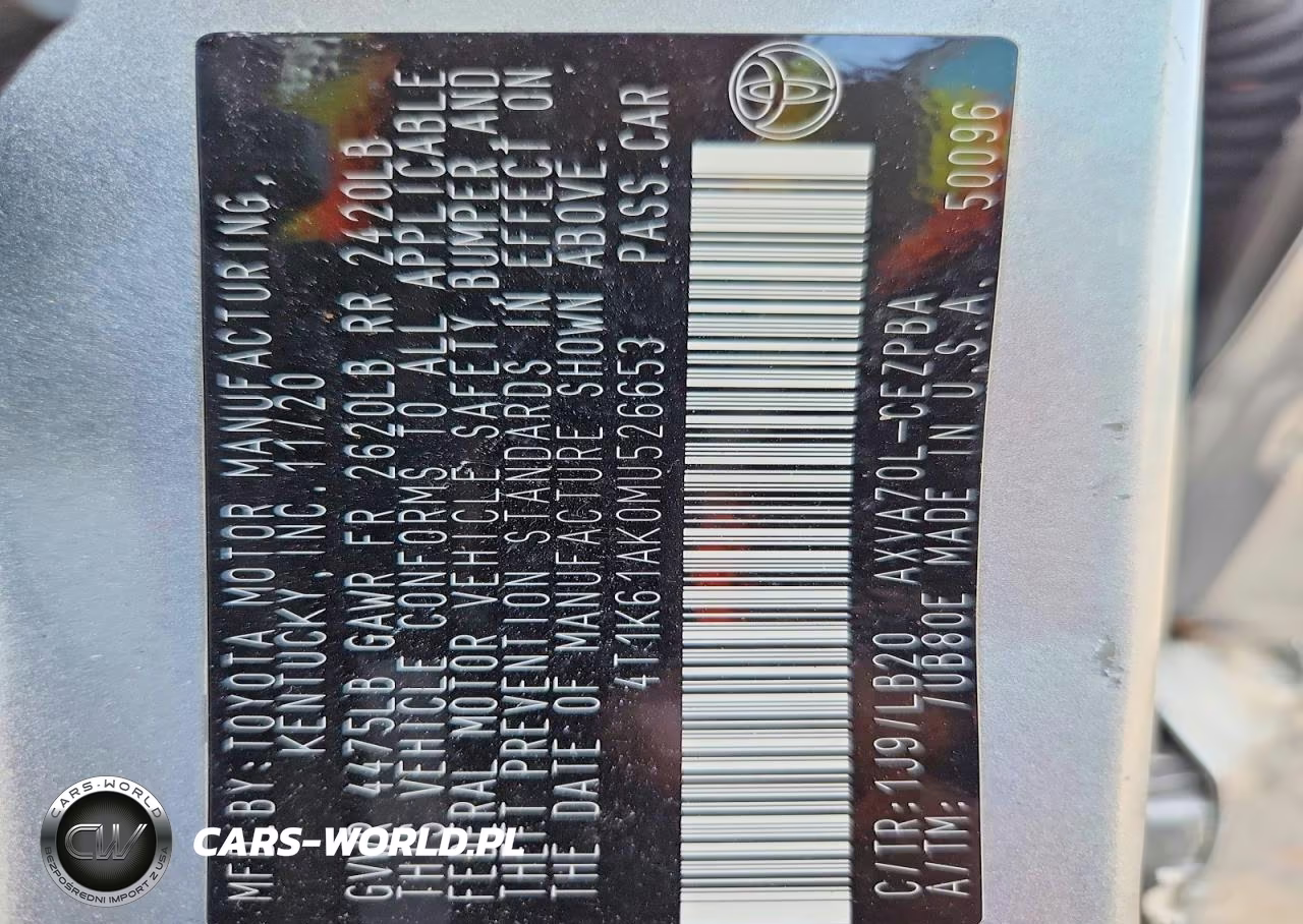 2021 Toyota Camry Xse VIN:4T1K61AK0MU526653 - 13