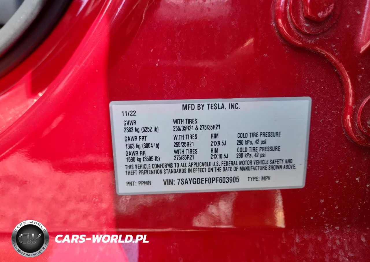 2023 Tesla Model Y VIN:7SAYGDEF0PF603905 - 12