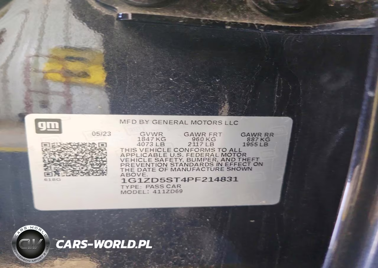 2023 Chevrolet Malibu Lt VIN:1G1ZD5ST4PF214831 - 12