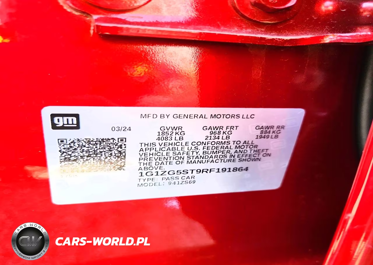 2024 Chevrolet Malibu Rs VIN:1G1ZG5ST9RF191864 - 13