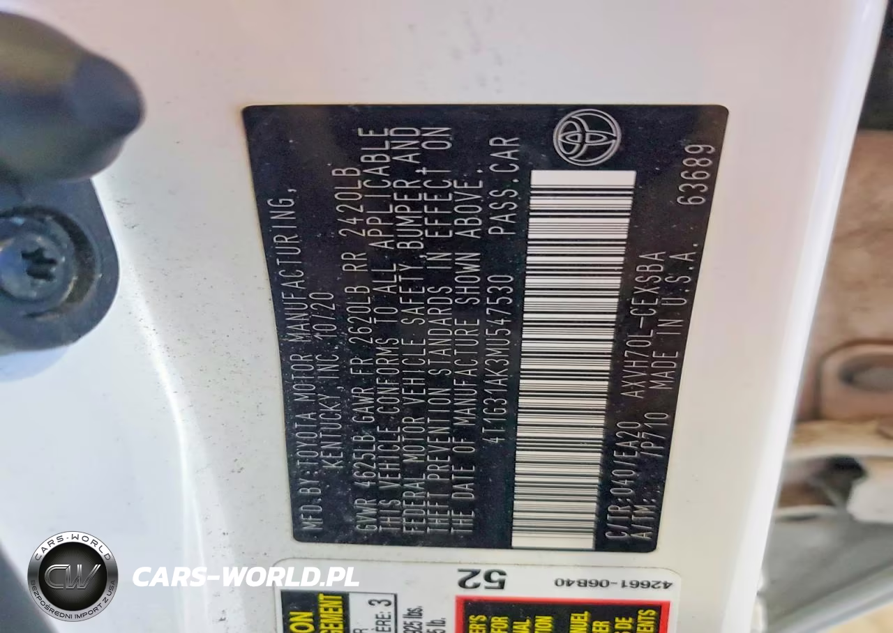 2021 Toyota Camry Se VIN:4T1G31AK3MU547530 - 12