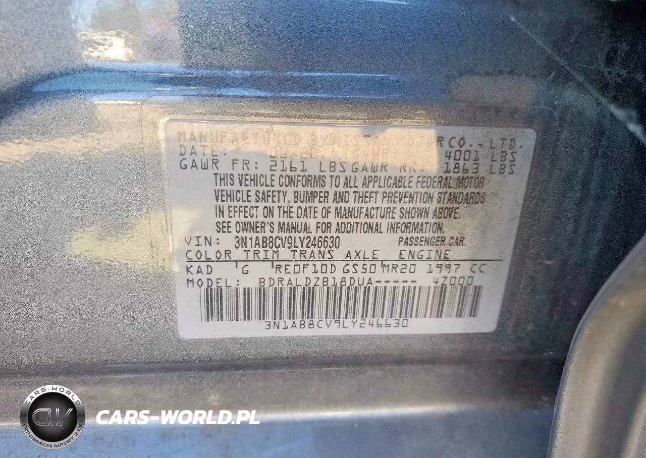 2020 Nissan Sentra Sv VIN:3N1AB8CV9LY246630 - 12