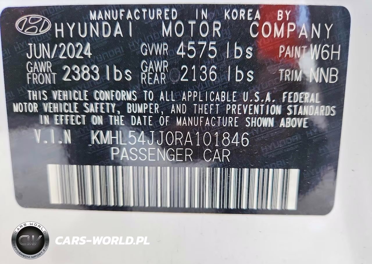 2024 Hyundai Sonata Hybrid Limited VIN:KMHL54JJ0RA101846 - 12