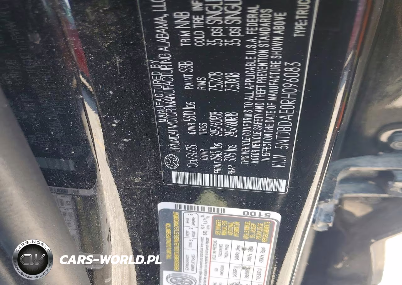 2024 Hyundai Santa Cruz Sel VIN:5NTJBDAE0RH096083 - 12