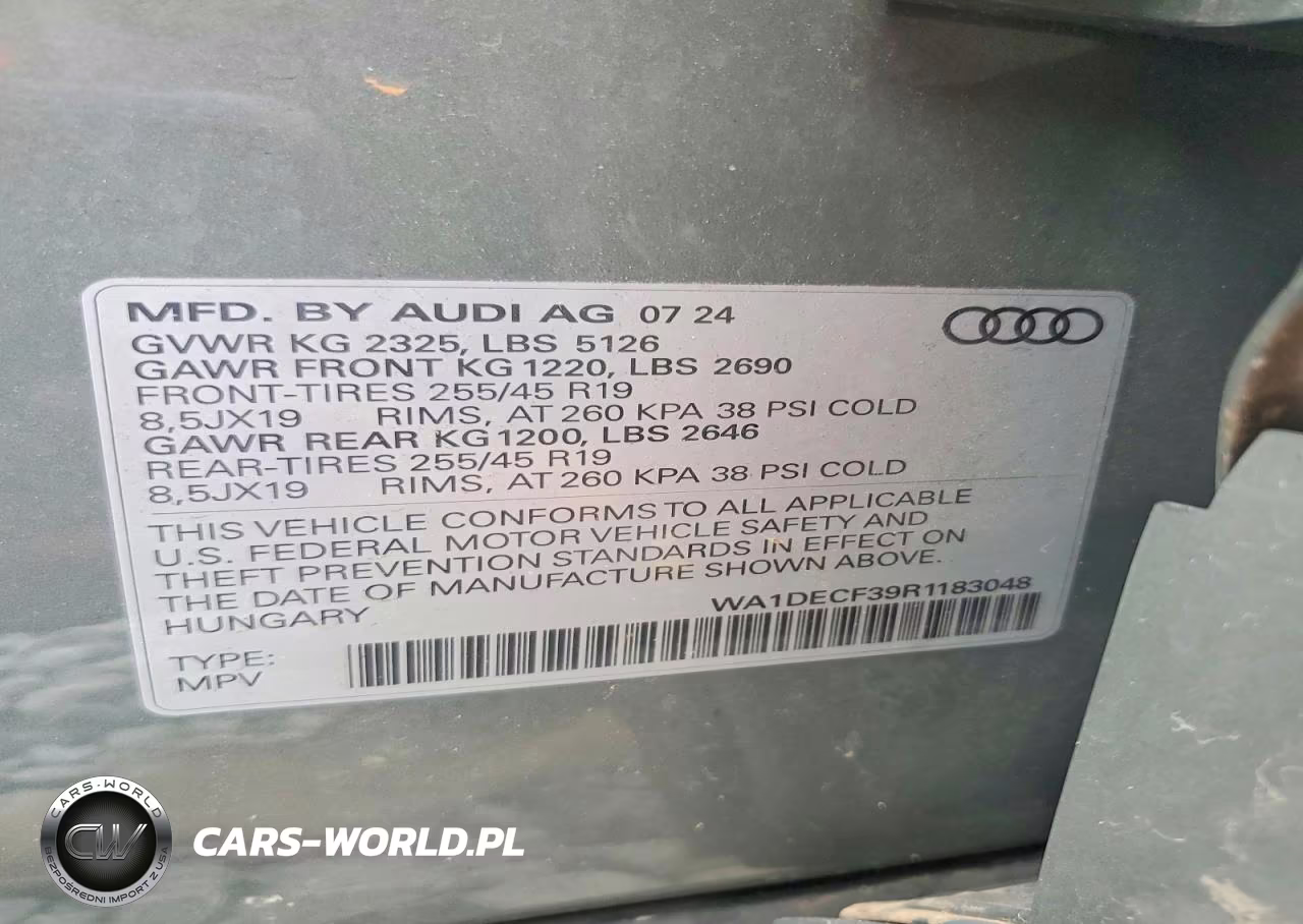 2024 Audi Q3 Premium S Line 45 VIN:WA1DECF39R1183048 - 12
