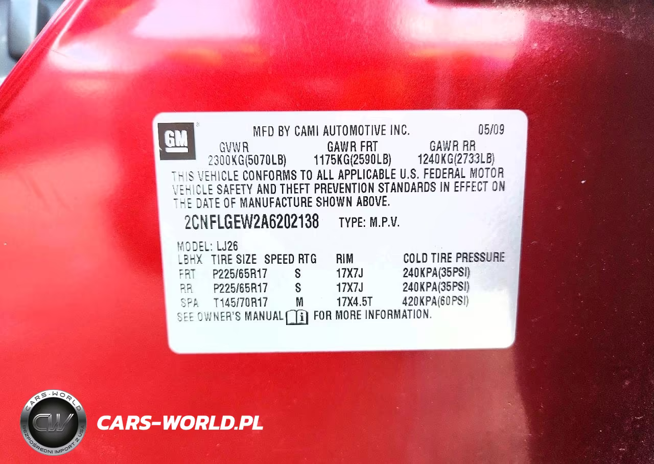 2010 Chevrolet Equinox Ltz VIN:2CNFLGEW2A6202138 - 13