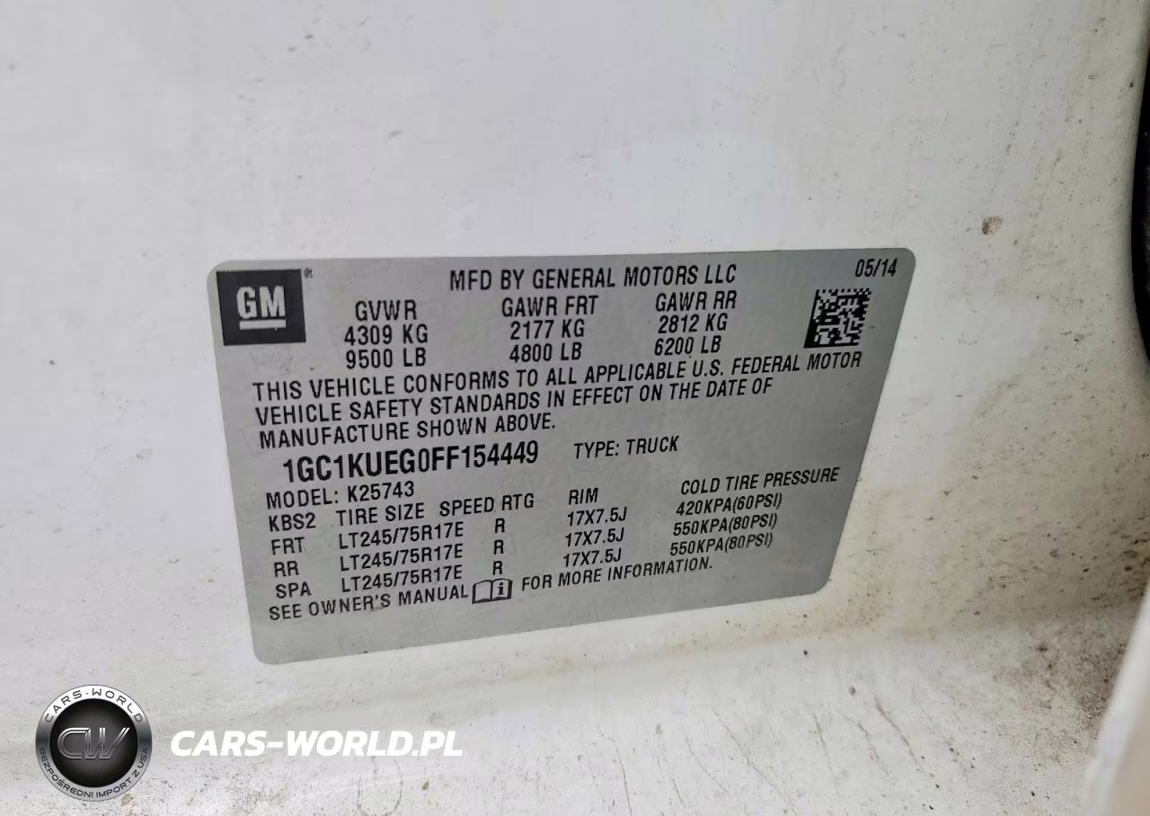 2015 Chevrolet Silverado K2500 Heavy Duty VIN:1GC1KUEG0FF154449 - 12