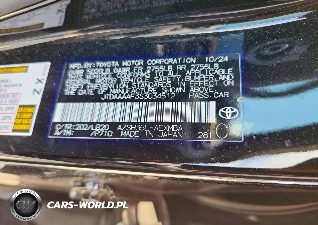 2025 Toyota Crown Nightshade VIN:JTDAAAAF3S3034512 - 12