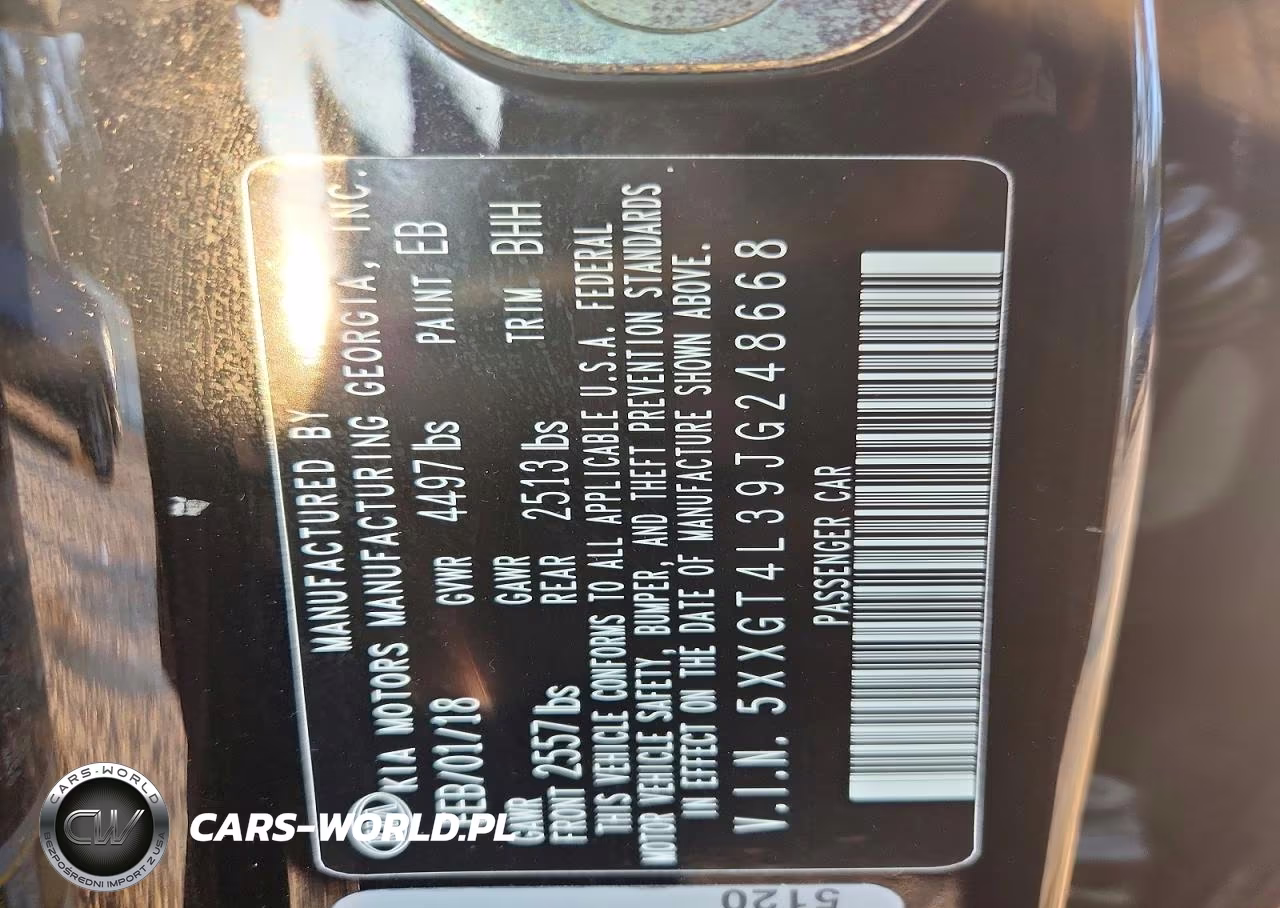 2018 Kia Optima Lx VIN:5XXGT4L39JG248668 - 12
