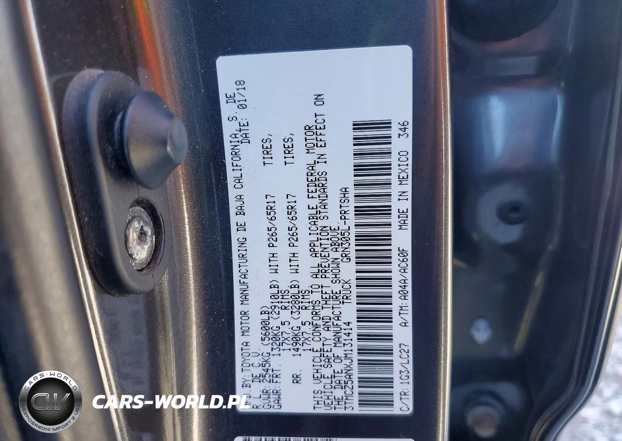 2018 Toyota Tacoma Trd Sport VIN:3TMCZ5ANXJM131414 - 13
