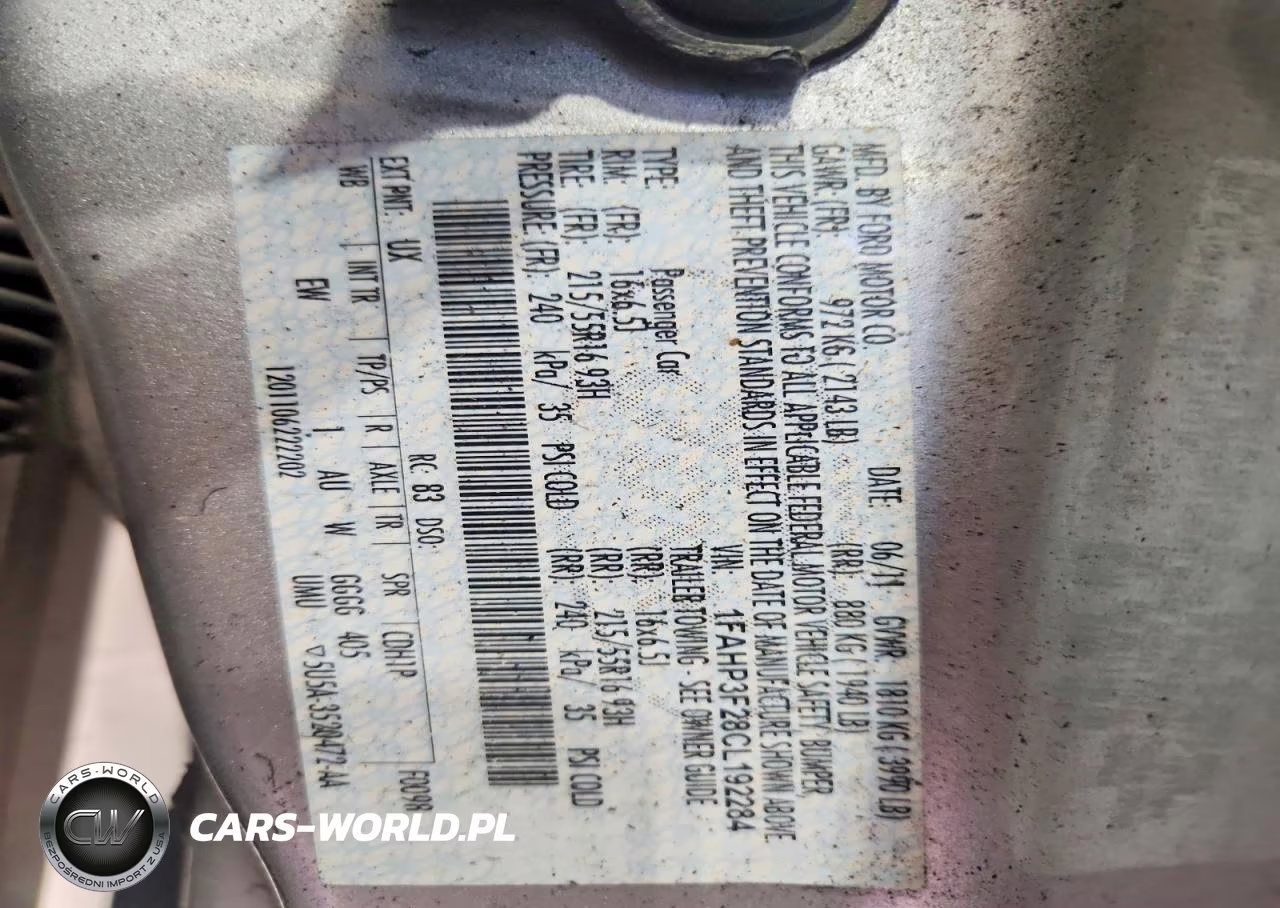 2012 Ford Focus Se VIN:1FAHP3F28CL192284 - 12