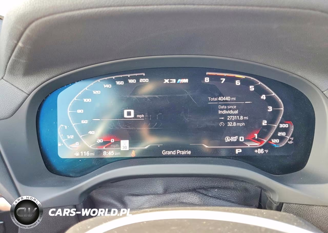 2021 BMW X3 M VIN:5YMTS0C06M9D67063 - 9