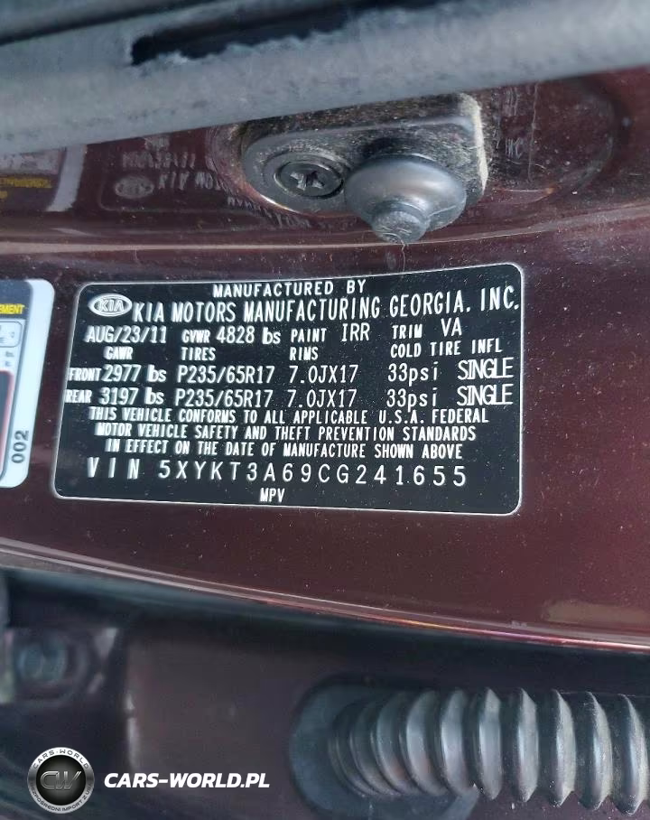 2012 Kia Sorento Lx VIN:5XYKT3A69CG241655 - 13