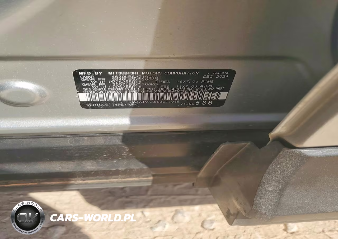 2025 Mitsubishi Eclipse Cross Le VIN:JA4ATVAA5SZ011035 - 13