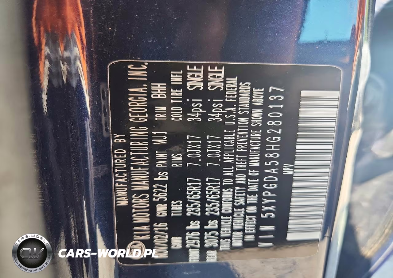 2017 Kia Sorento Lx V6 VIN:5XYPGDA58HG280137 - 12