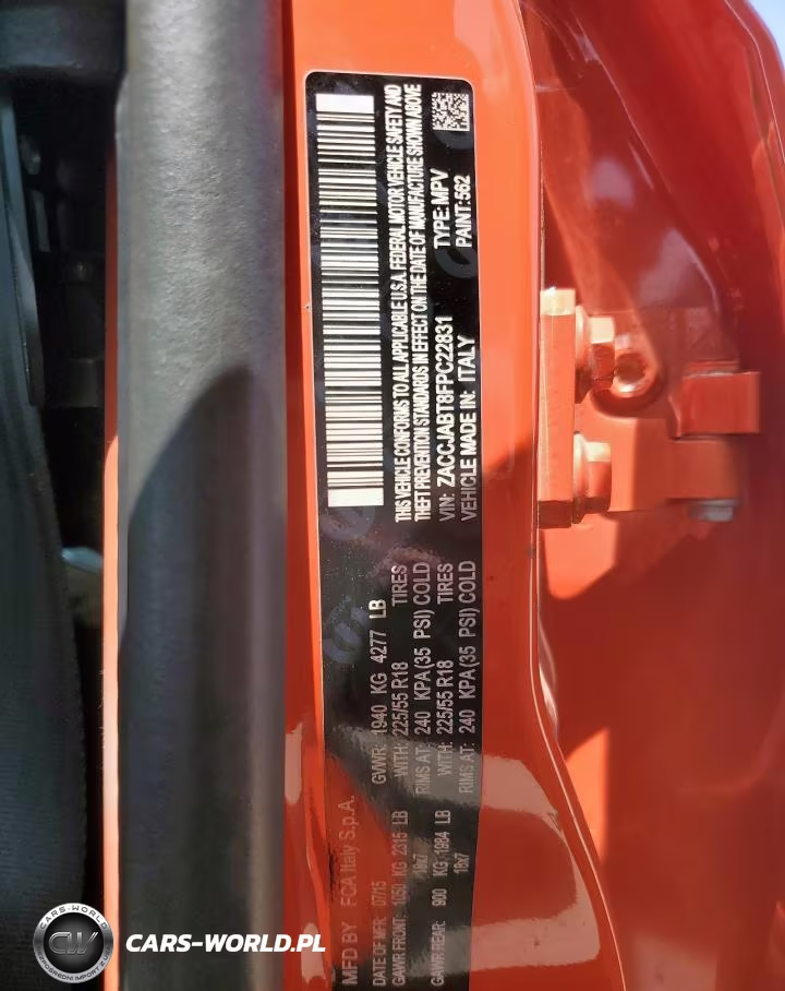 2015 Jeep Renegade Latitude VIN:ZACCJABT8FPC22831 - 14