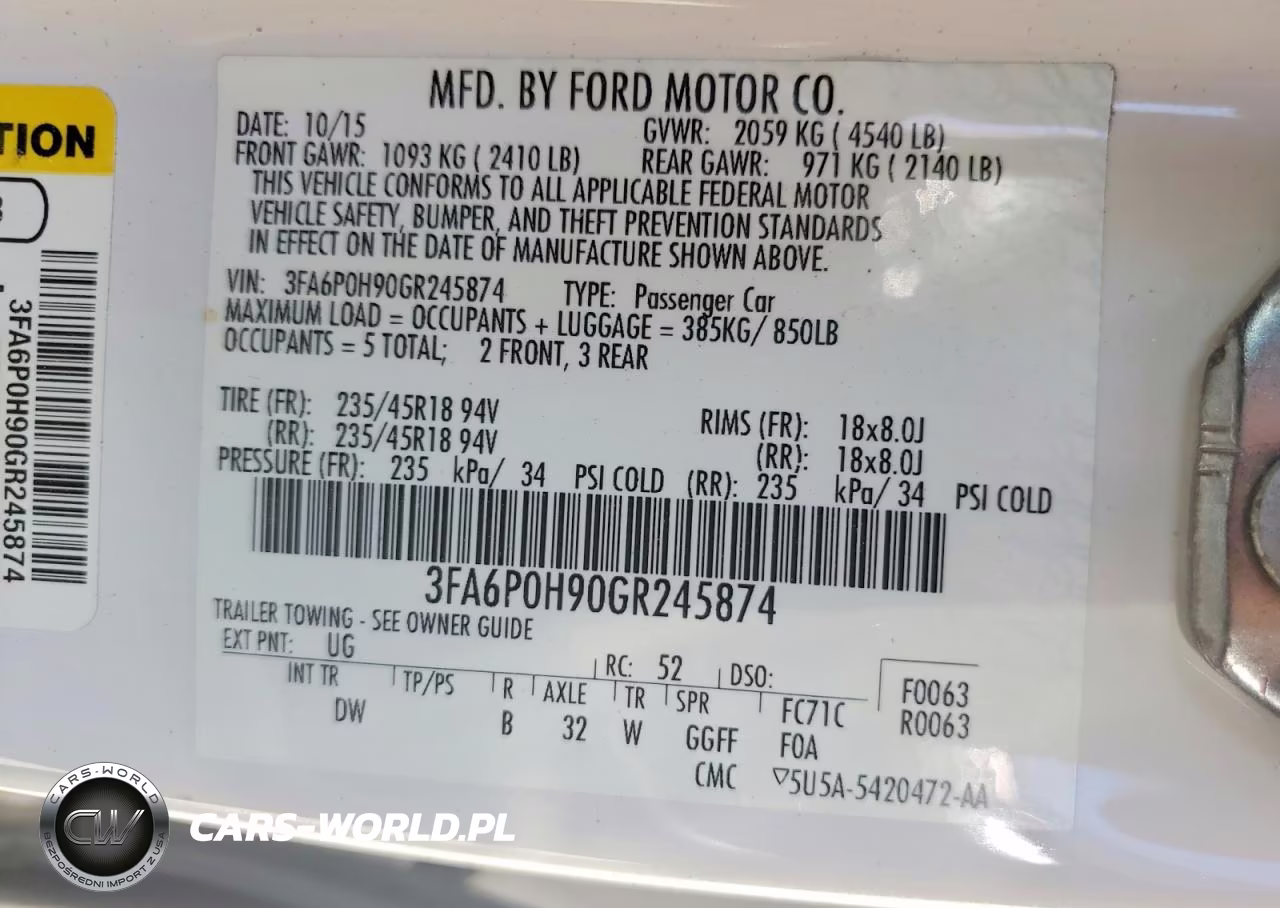 2016 Ford Fusion Se VIN:3FA6P0H90GR245874 - 12