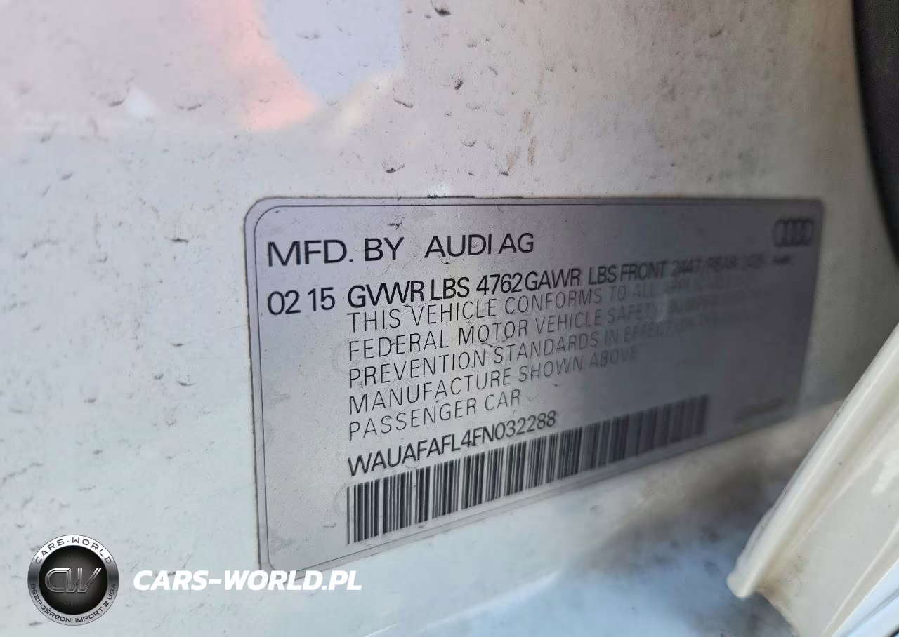 2015 Audi A4 Premium VIN:WAUAFAFL4FN032288 - 12