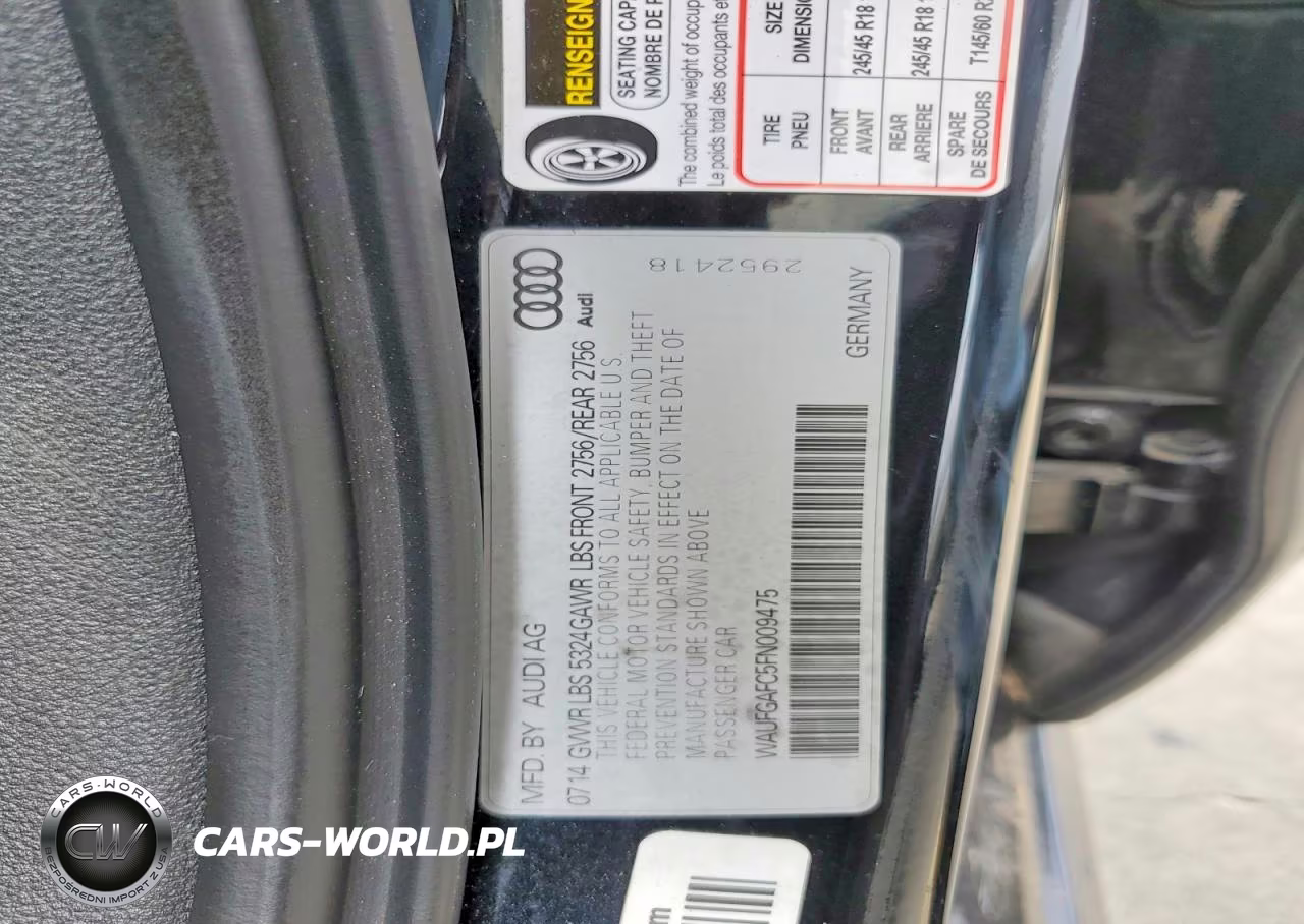 2015 Audi A6 Premium Plus VIN:WAUFGAFC5FN009475 - 12