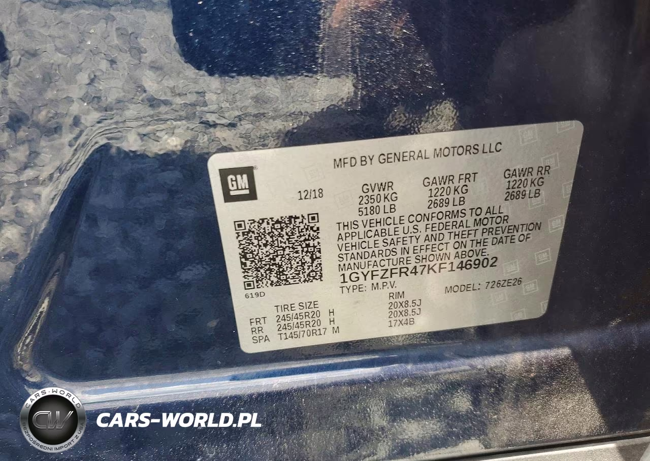 2019 Cadillac Xt4 Sport VIN:1GYFZFR47KF146902 - 13