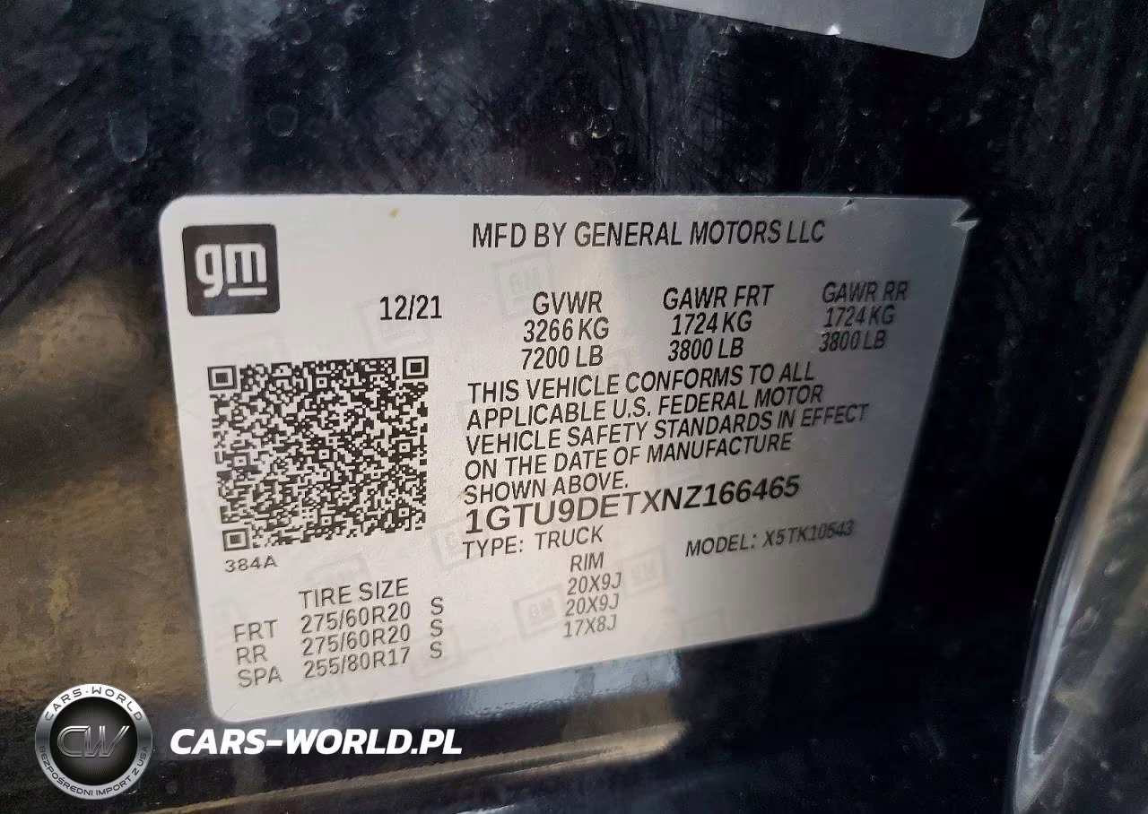 2022 GMC Sierra Limited K1500 Slt VIN:1GTU9DETXNZ166465 - 12