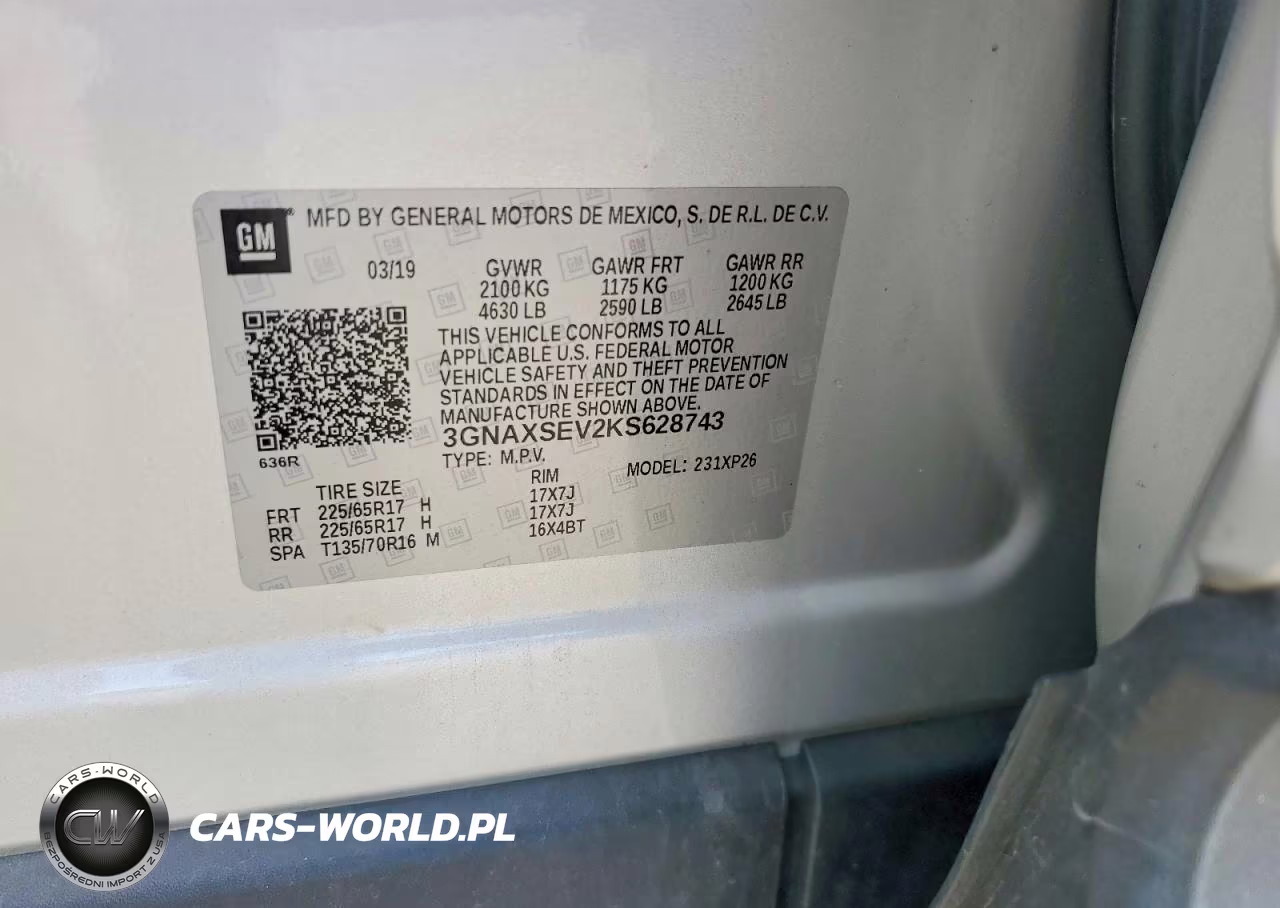 2019 Chevrolet Equinox Ls VIN:3GNAXSEV2KS628743 - 13