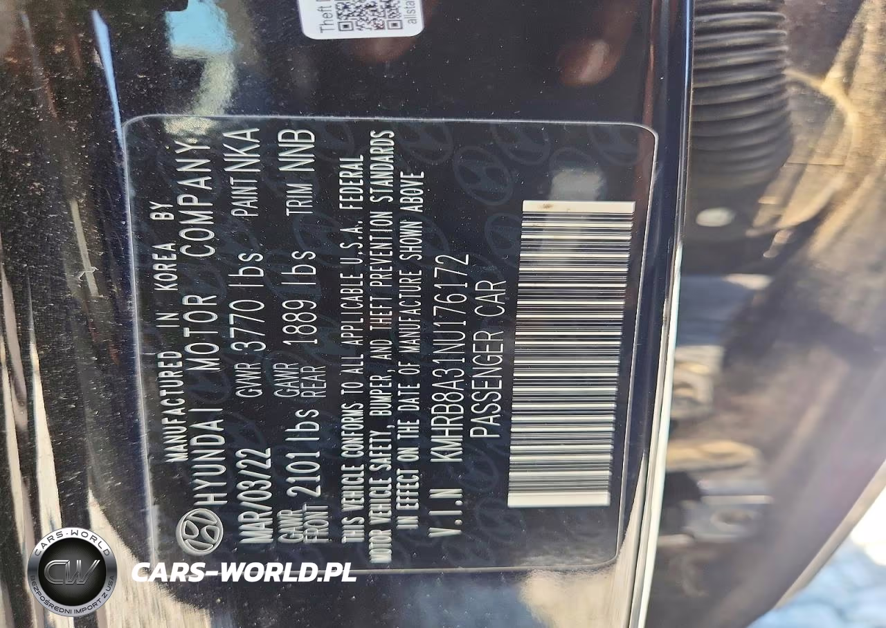 2022 Hyundai Venue Se VIN:KMHRB8A31NU176172 - 12