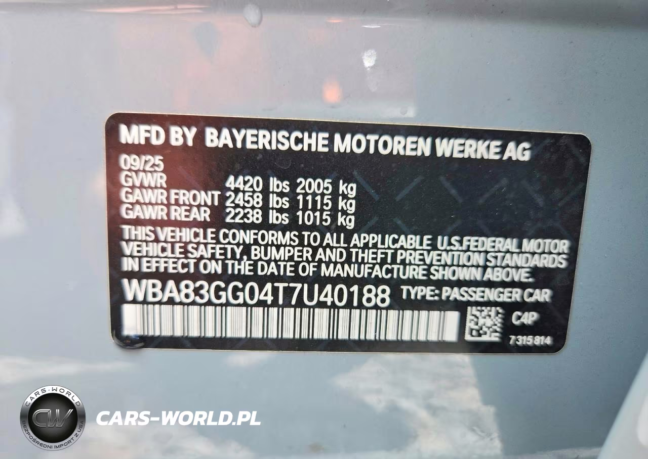 2026 B M W 2 Series 4D Sedan Gc 228 Msport VIN:WBA83GG04T7U40188 - 13