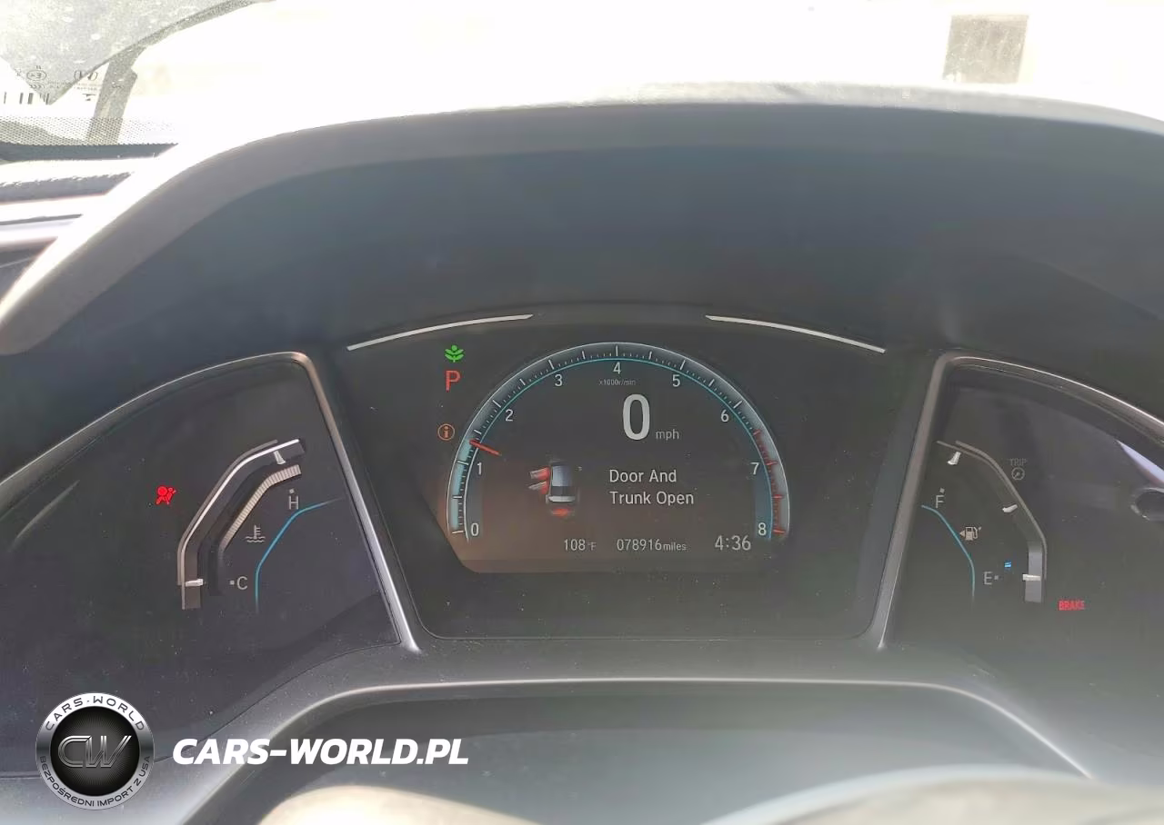 2017 Honda Civic Touring VIN:19XFC1F91HE010326 - 9