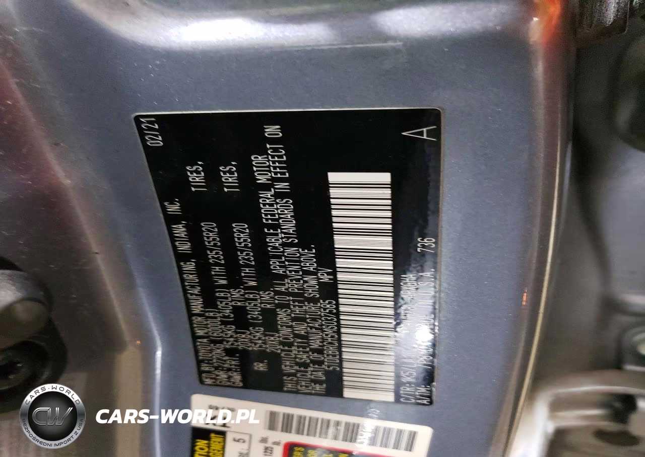 2021 Toyota Highlander Hybrid Platinum VIN:5TDEBRCH5MS037585 - 13