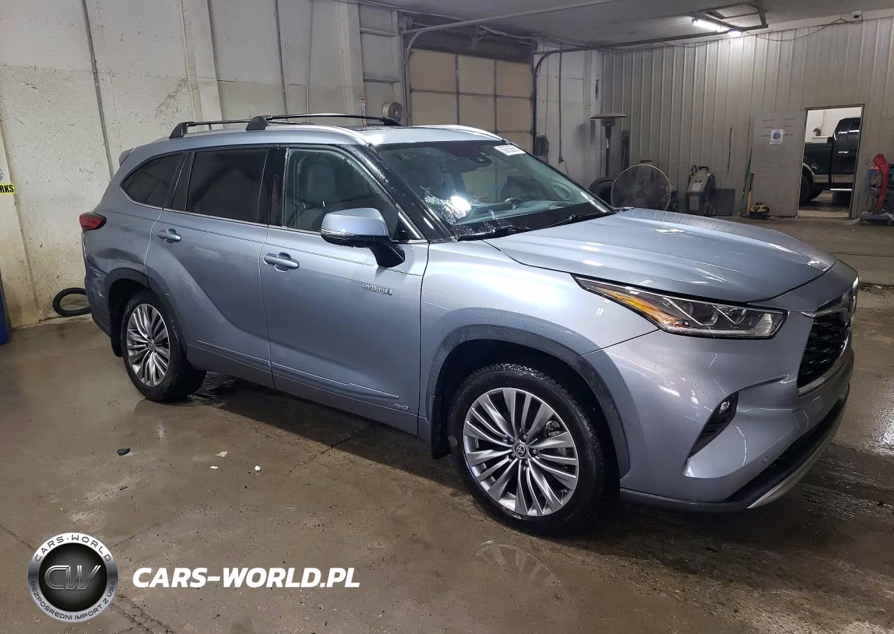 2021 Toyota Highlander Hybrid Platinum VIN:5TDEBRCH5MS037585 - 4
