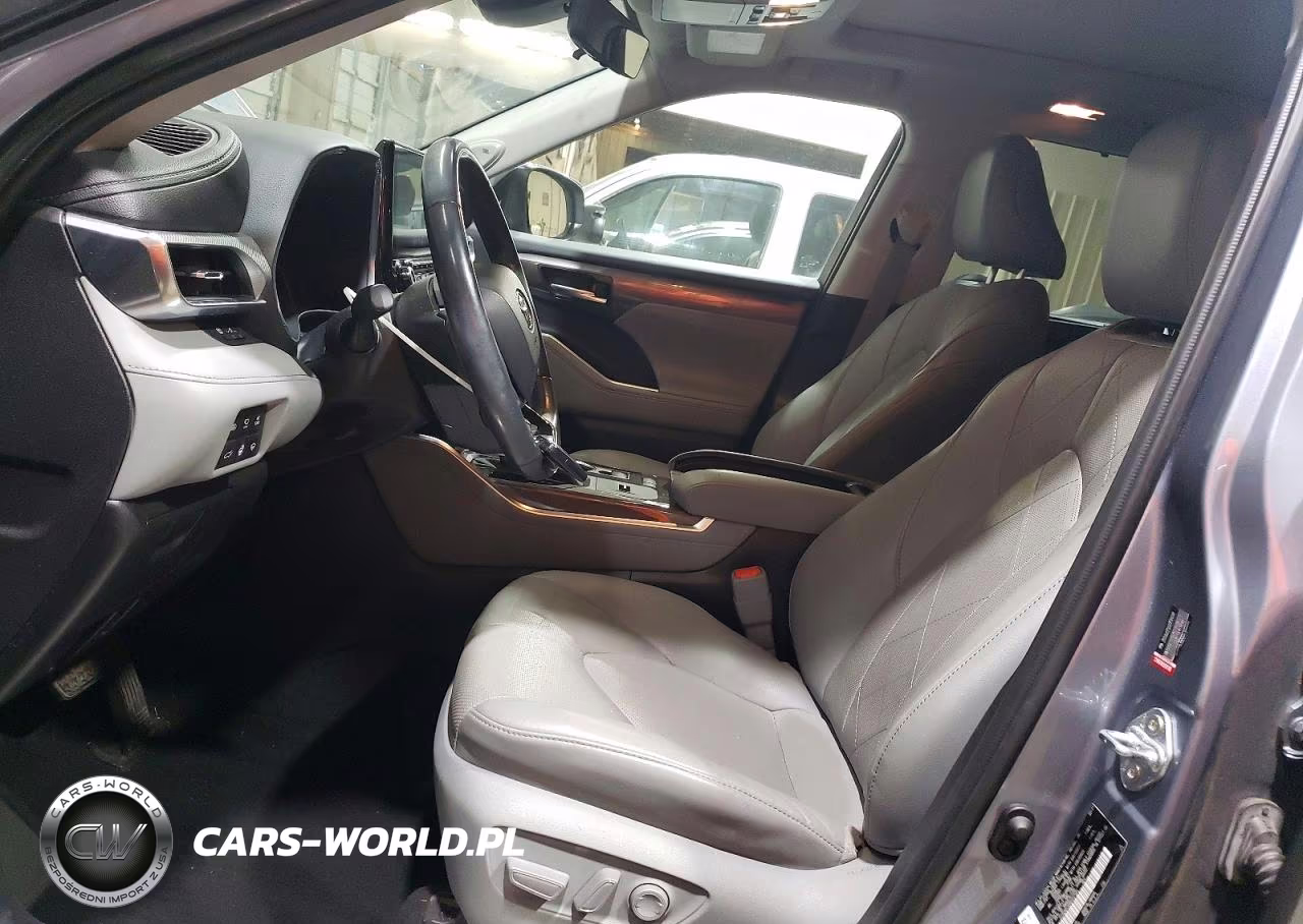 2021 Toyota Highlander Hybrid Platinum VIN:5TDEBRCH5MS037585 - 7