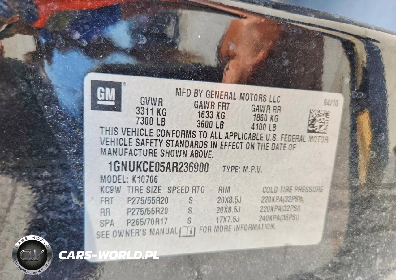 2010 Chevrolet Tahoe K1500 Ltz VIN:1GNUKCE05AR236900 - 14