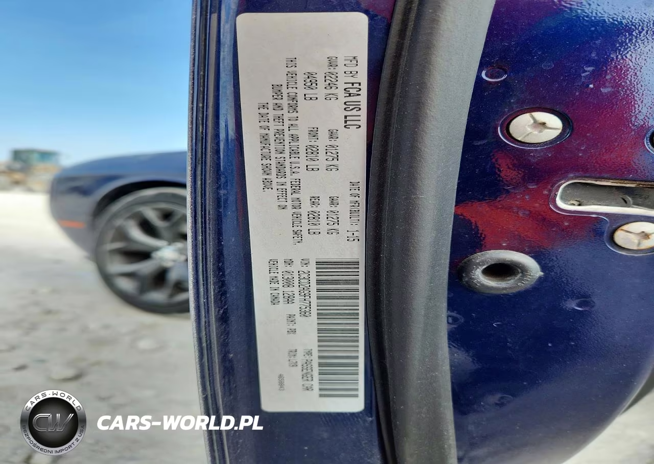 2015 Dodge Challenger Sxt VIN:2C3CDZAG9FH775360 - 13