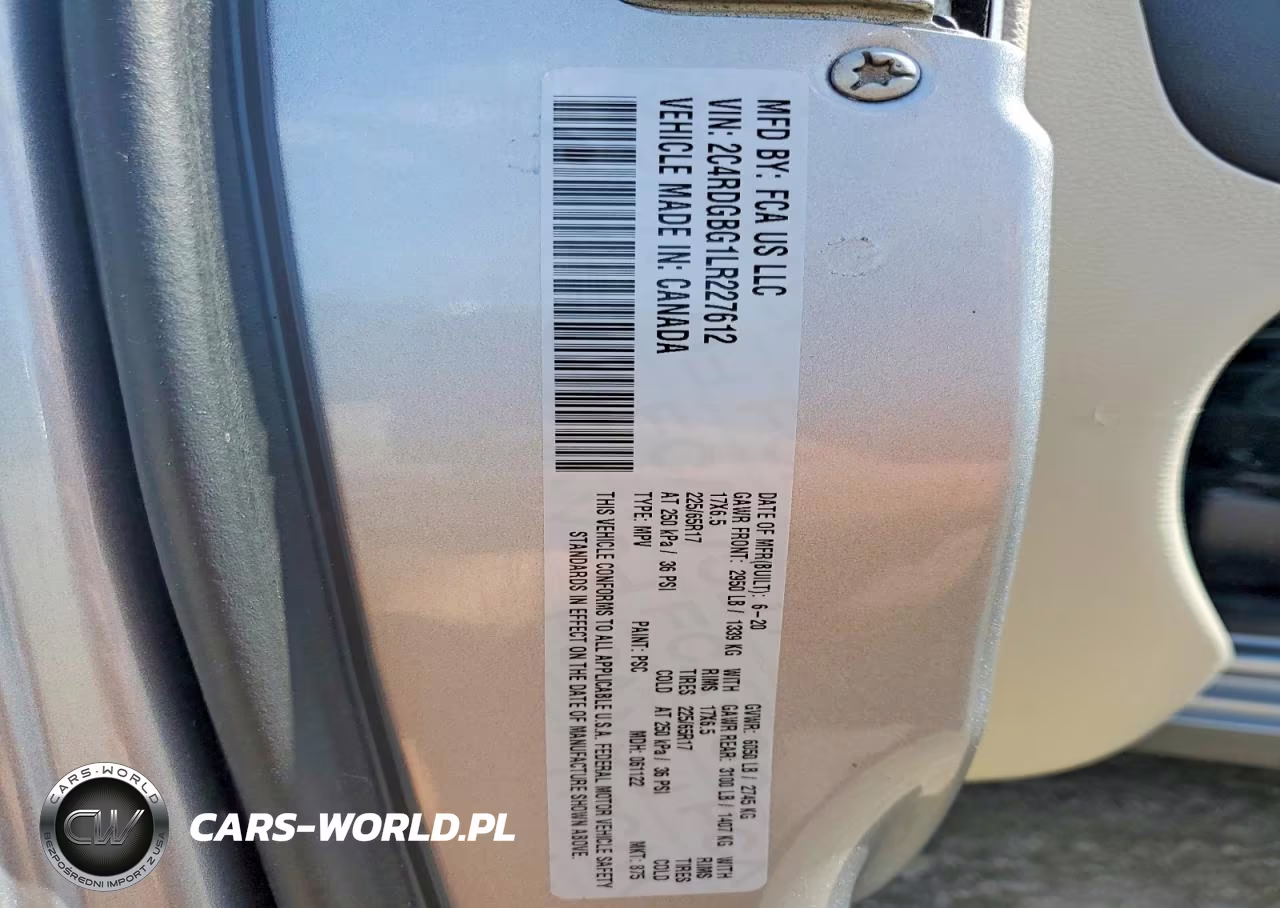 2020 Dodge Grand Caravan Se VIN:2C4RDGBG1LR227612 - 14