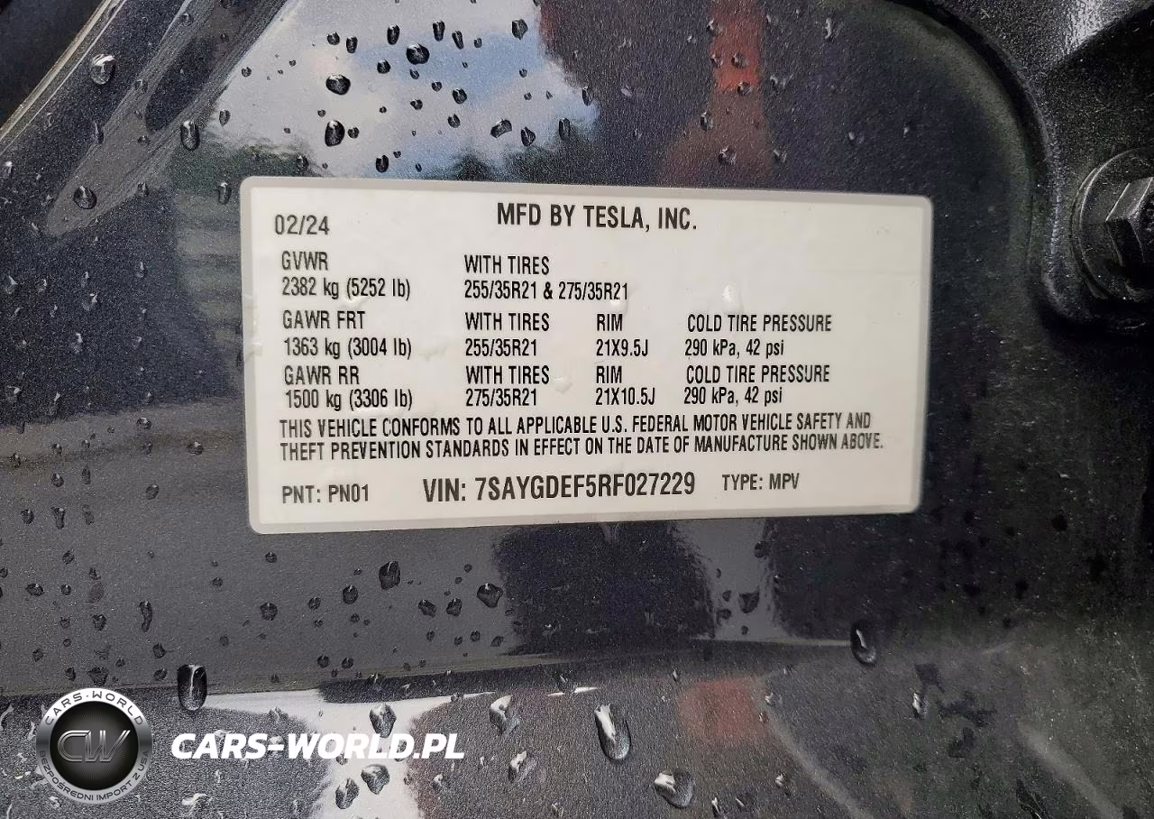 2024 Tesla Model Y VIN:7SAYGDEF5RF027229 - 13