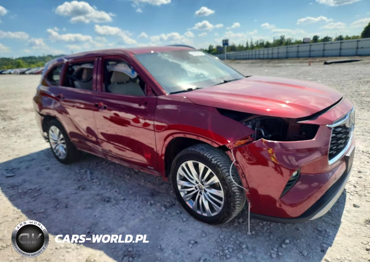 2023 Toyota Highlander Hybrid Platinum VIN:5TDEBRCH9PS127536 - 4