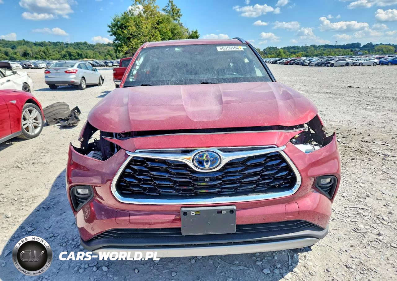 2023 Toyota Highlander Hybrid Platinum VIN:5TDEBRCH9PS127536 - 5