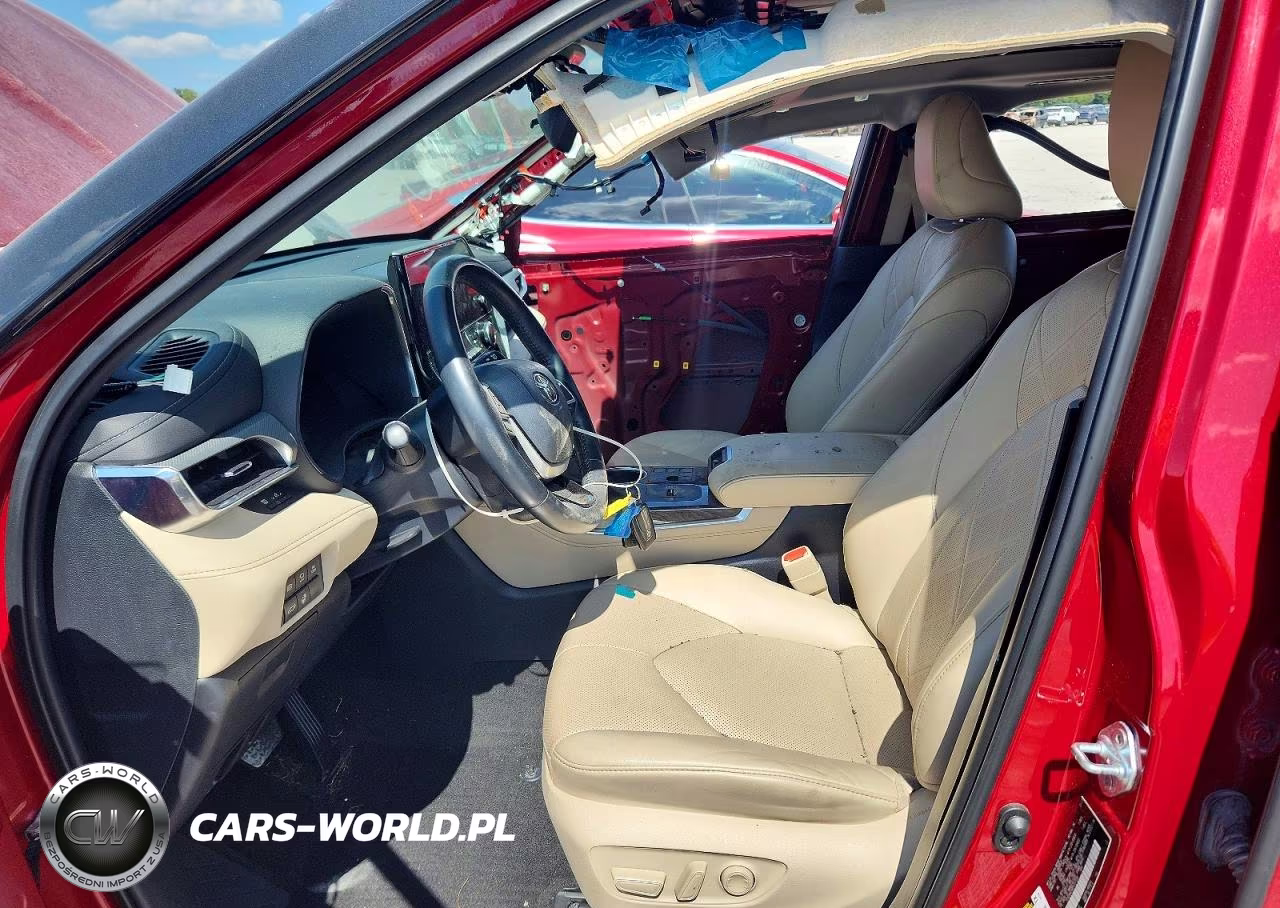 2023 Toyota Highlander Hybrid Platinum VIN:5TDEBRCH9PS127536 - 7