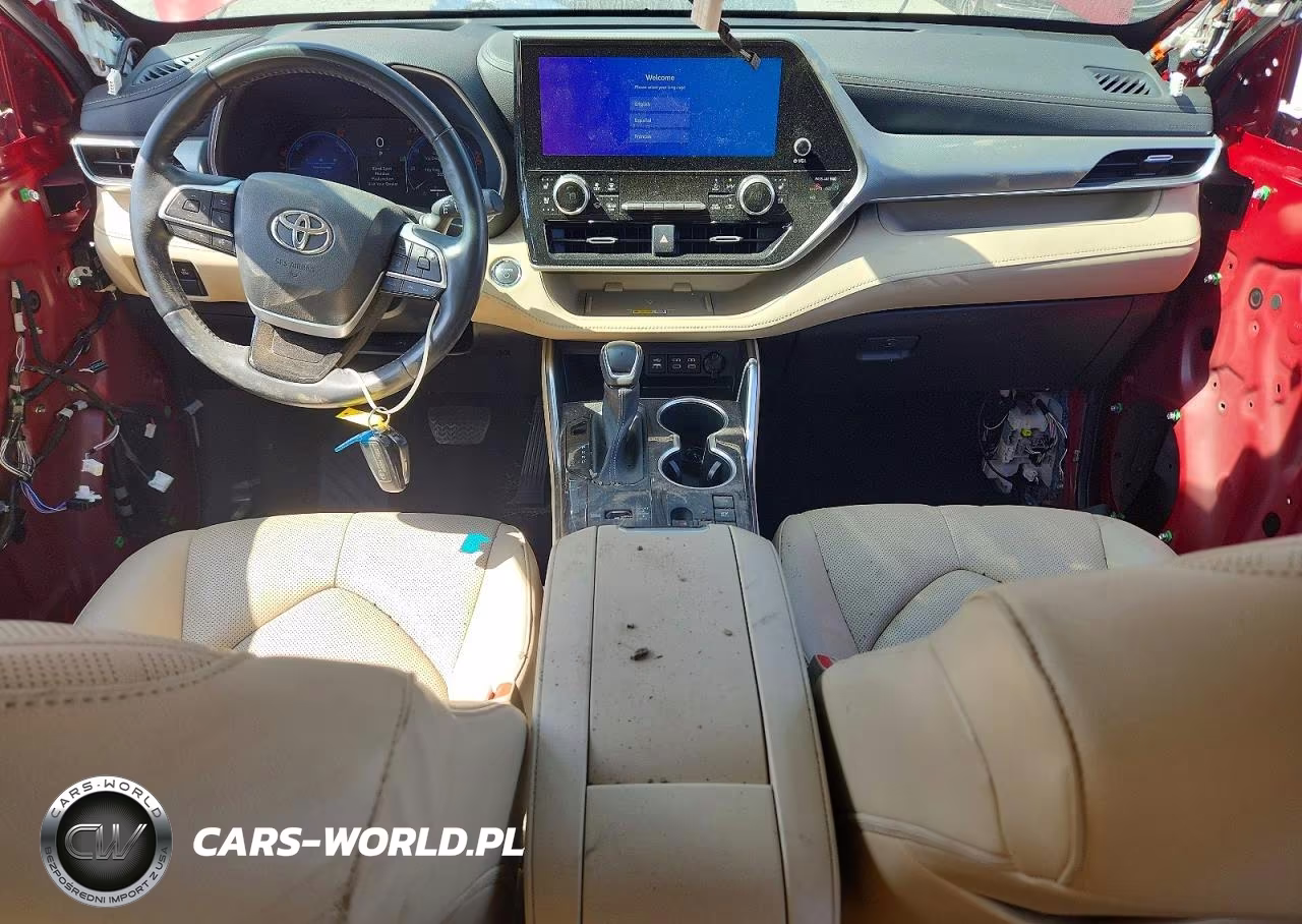2023 Toyota Highlander Hybrid Platinum VIN:5TDEBRCH9PS127536 - 8