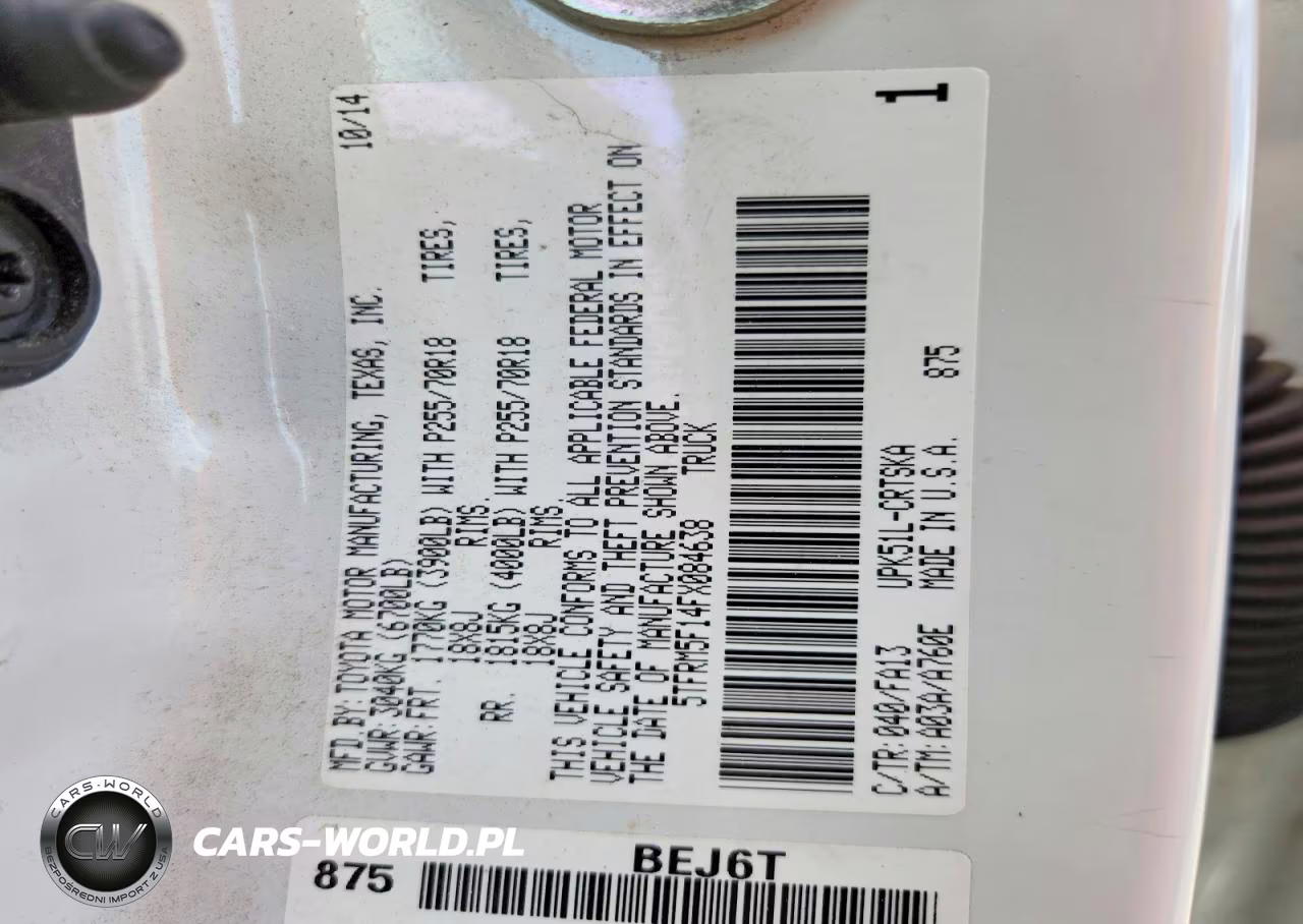 2015 Toyota Tundra Crewmax VIN:5TFRM5F14FX084638 - 13