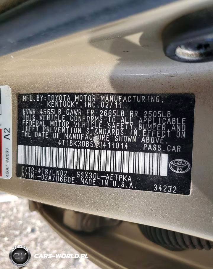 2011 Toyota Avalon Limited VIN:4T1BK3DB5BU411014 - 12