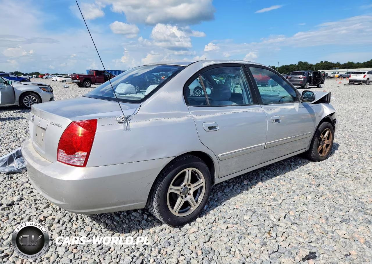 2004 Hyundai Elantra Gls VIN:KMHDN46D84U821698 - 3